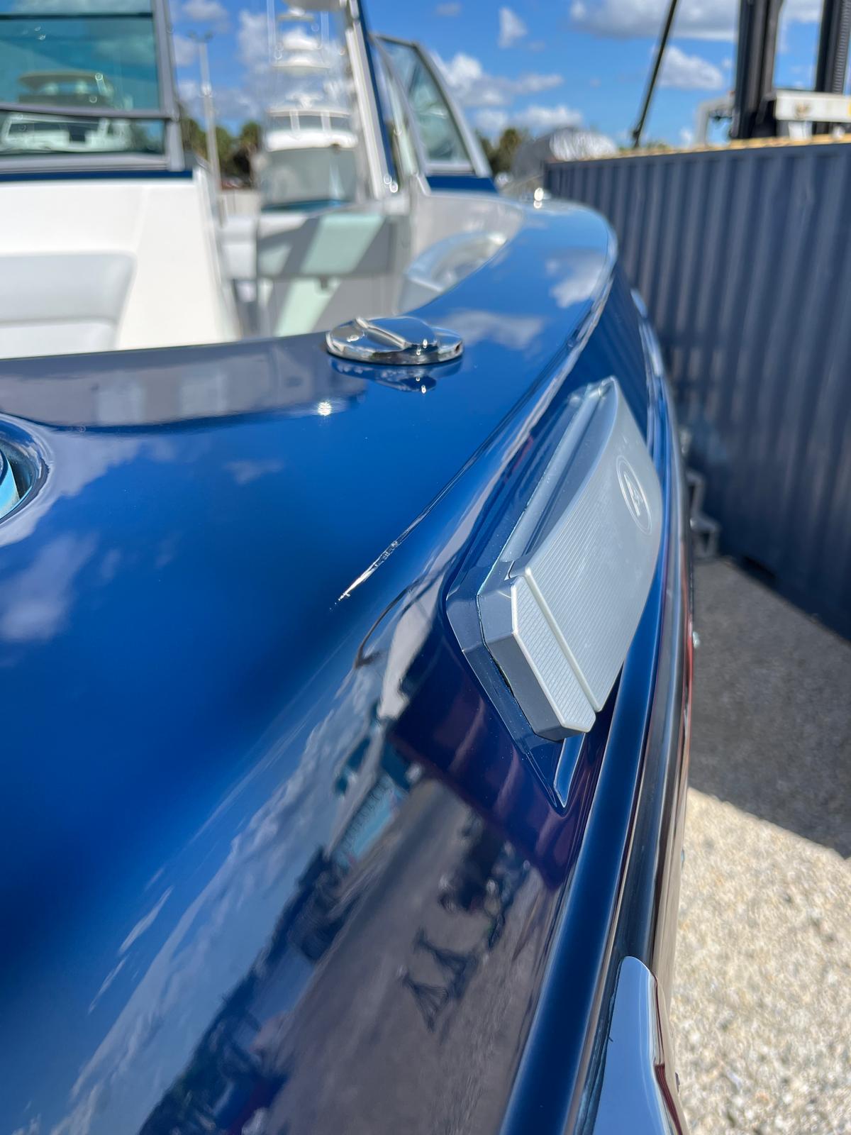 After — mirror finish detail